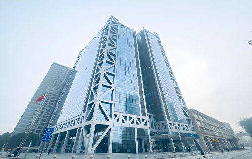 通用国际中心侧立面